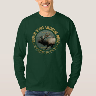 Camiseta Parque nacional grande de Teton (alces)