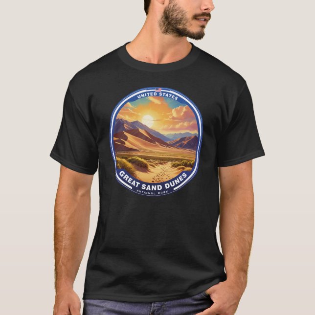 Camiseta Parque Nacional GREAT SAND DUNES EUA (Frente)