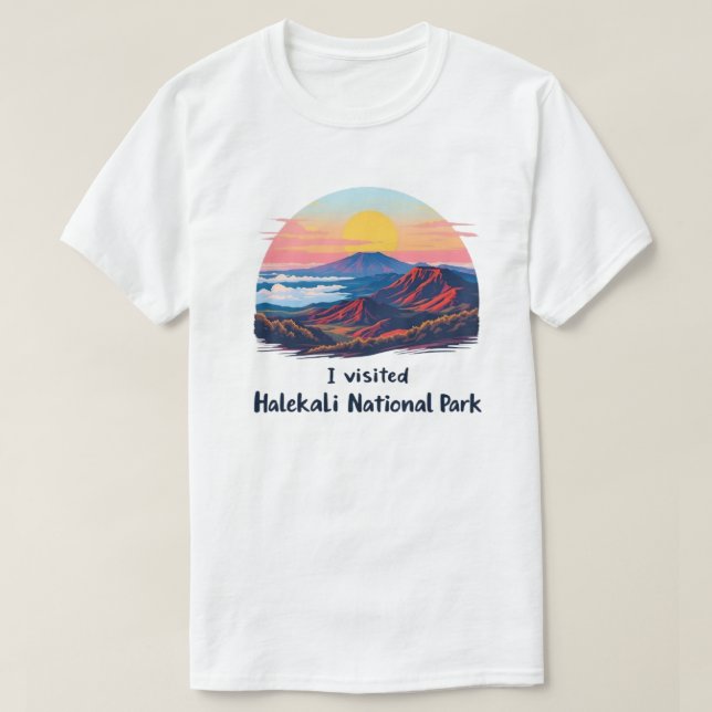 Camiseta Parque Nacional Haleakalā (Frente do Design)