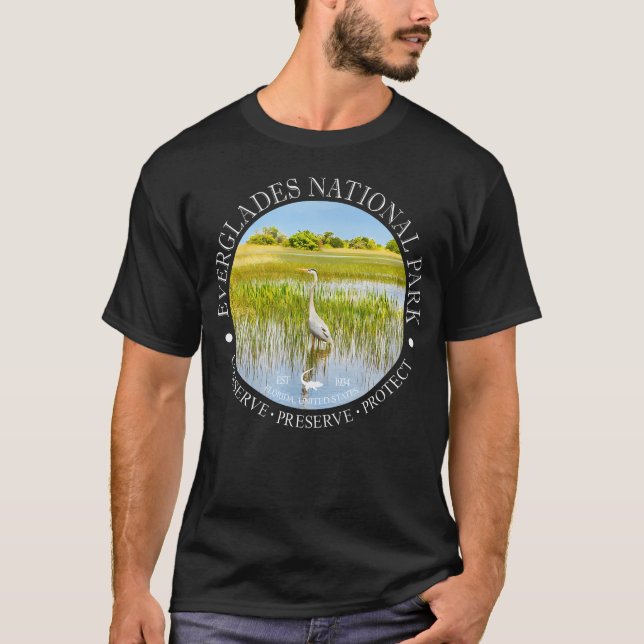 Camiseta Parque Nacional Heron Everglades (Frente)