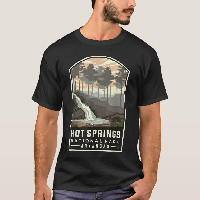 Camiseta Parque Nacional Hot Springs (Frente)