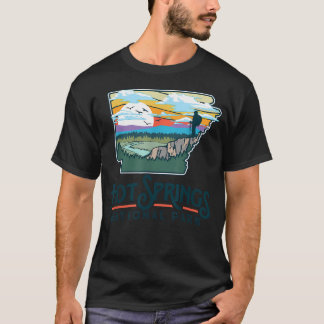 Camiseta Parque Nacional Hot Springs Arkansas Natureza