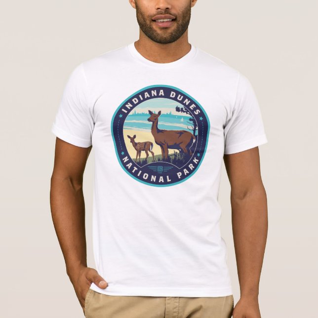 Camiseta Parque Nacional Indiana Dunes (Frente)