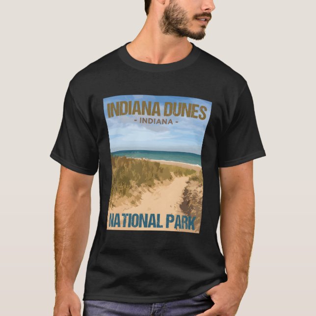 Camiseta Parque Nacional Indiana Dunes (Frente)