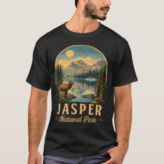 Camiseta Parque Nacional Jasper Canadá Viagens Natureza