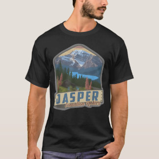 Camiseta Parque Nacional Jasper Montanhas Rochosas Canadens