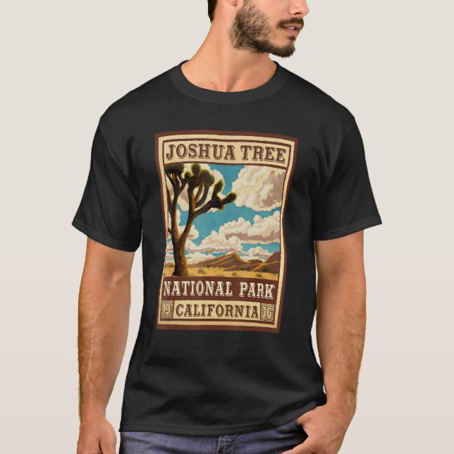Camiseta Parque Nacional Joshua Tree ao ar livre 2 (Frente)