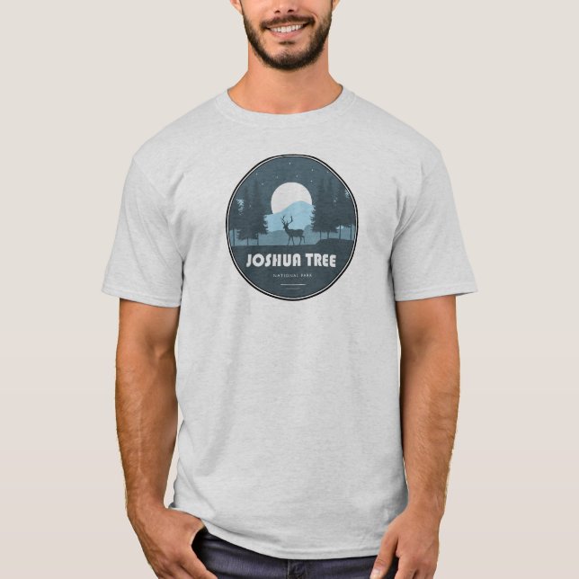 Camiseta Parque Nacional Joshua Tree Deer (Frente)