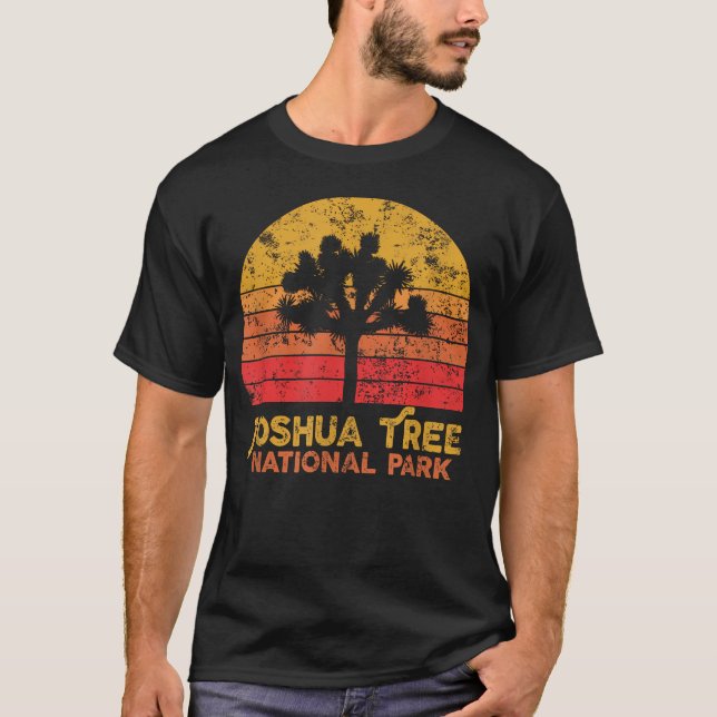 Camiseta Parque Nacional Joshua Tree Vintage (Frente)