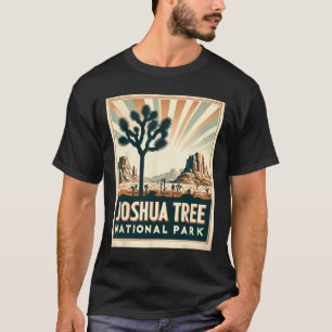 Camiseta Parque Nacional Joshua Tree Vintage Caminhada Acam