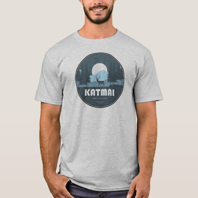Camiseta Parque Nacional Katmai Veado (Frente)