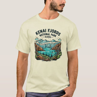 Camiseta Parque Nacional Kenai Fjords, Alasca