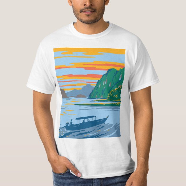 Camiseta Parque Nacional Khao Sok no Surat Thani Thailand W (Frente)