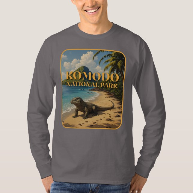 Camiseta Parque Nacional Komodo Indonésia (Frente)