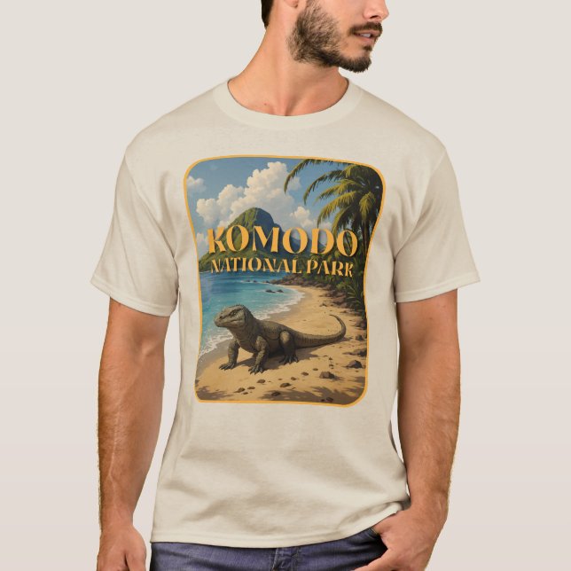 Camiseta Parque Nacional Komodo Indonésia (Frente)
