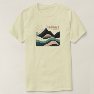 Camiseta Parque Nacional Kootenay Colored Hills