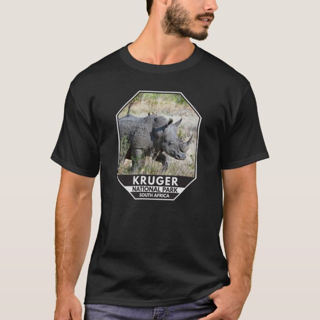 Camiseta Parque Nacional Kruger África do Sul Rhino Waterco (Frente)