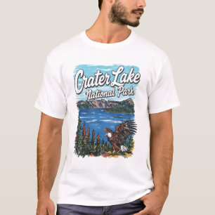 Camiseta Parque Nacional Lago Crater Lago Paisagem