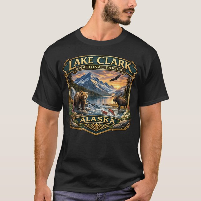 Camiseta Parque Nacional Lake Clark Alasca (Frente)