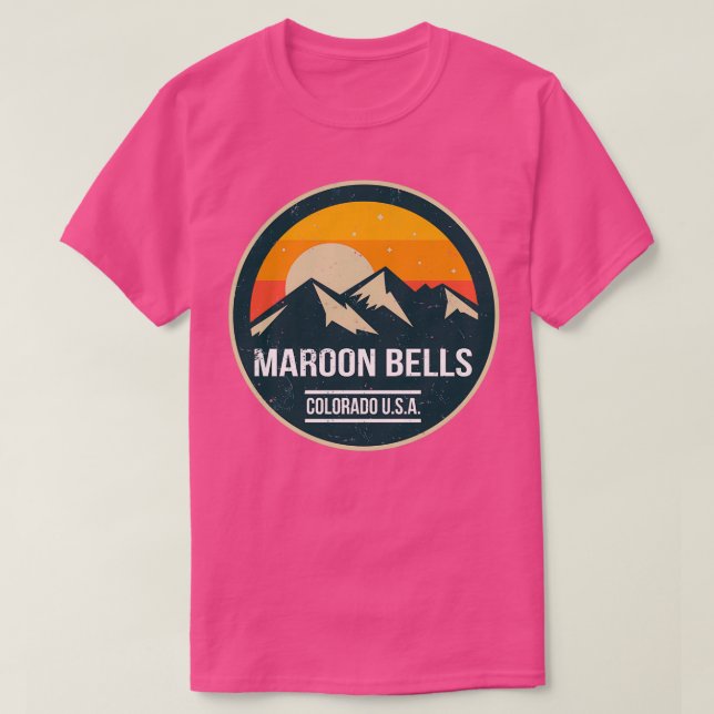 Camiseta Parque Nacional Maroon Bells (Frente do Design)