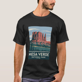 Camiseta Parque Nacional Mesa Verde Acampamento Vintage Cam
