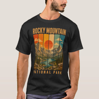Camiseta Parque Nacional Montanhas Rochosas Colorado EUA Vi