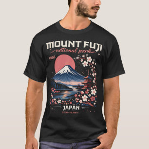 Camiseta Parque Nacional Monte Fuji Viagem Japão