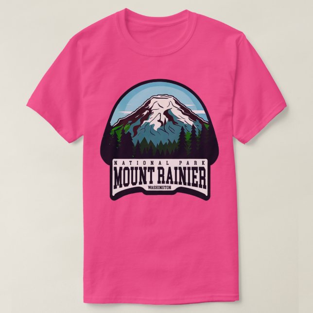 Camiseta Parque Nacional Monte Rainier (Frente do Design)