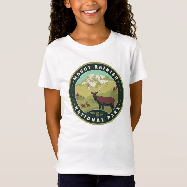 Camiseta Parque Nacional Monte Rainier (Frente)