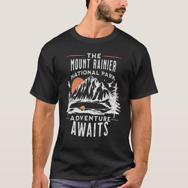 Camiseta Parque Nacional Monte Rainier (Frente)