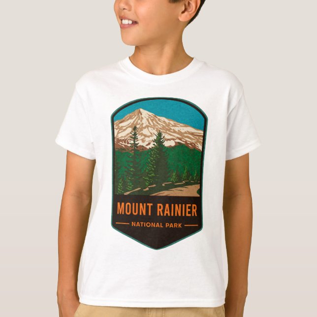 Camiseta Parque Nacional Monte Rainier (Frente)