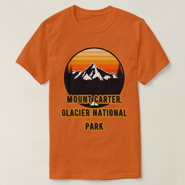 Camiseta Parque Nacional Monte ter Glacier (Frente do Design)
