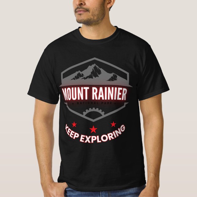 Camiseta Parque Nacional Mount Rainier (Frente)