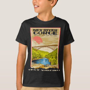 Camiseta Parque Nacional New River Gorge West Virginia Desc