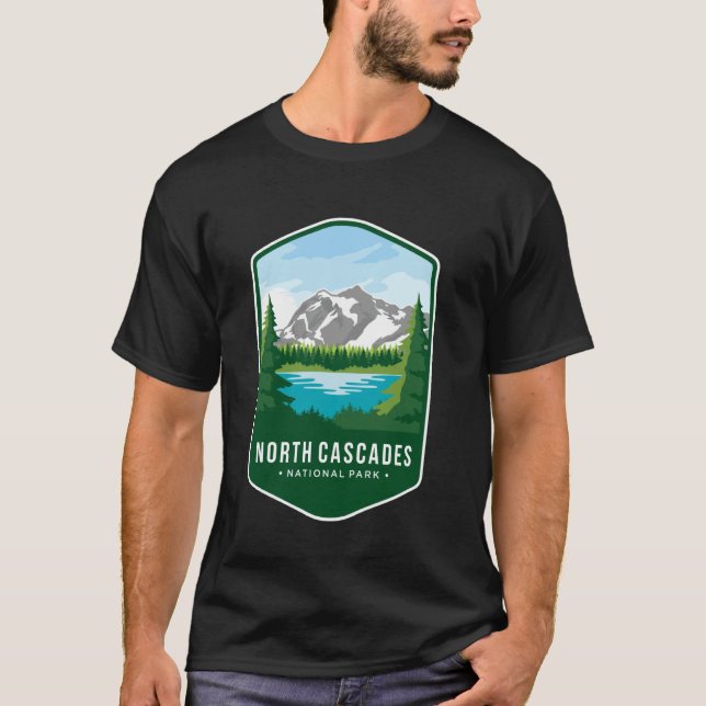 Camiseta Parque Nacional North Cascades (Frente)
