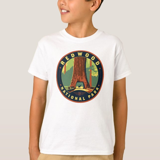 Camiseta Parque Nacional Redwood (Frente)