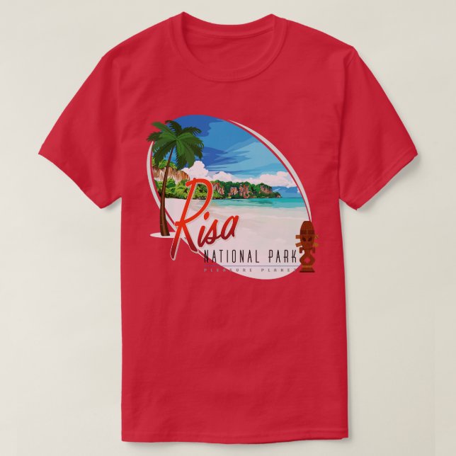 Camiseta Parque Nacional Risa (Frente do Design)