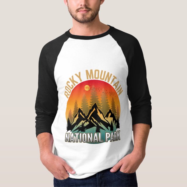 Camiseta Parque Nacional Rocky Mountain (Frente)