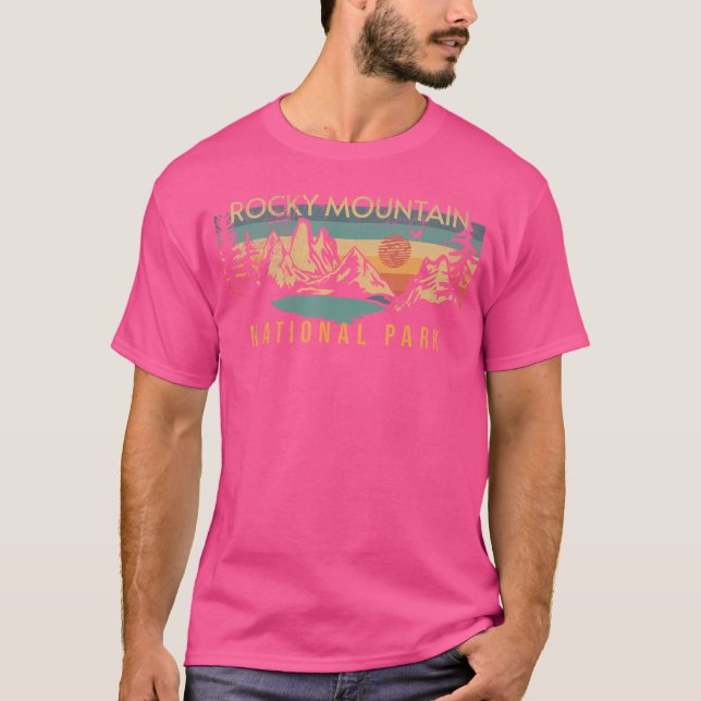 Camiseta Parque Nacional Rocky Mountain (Frente)