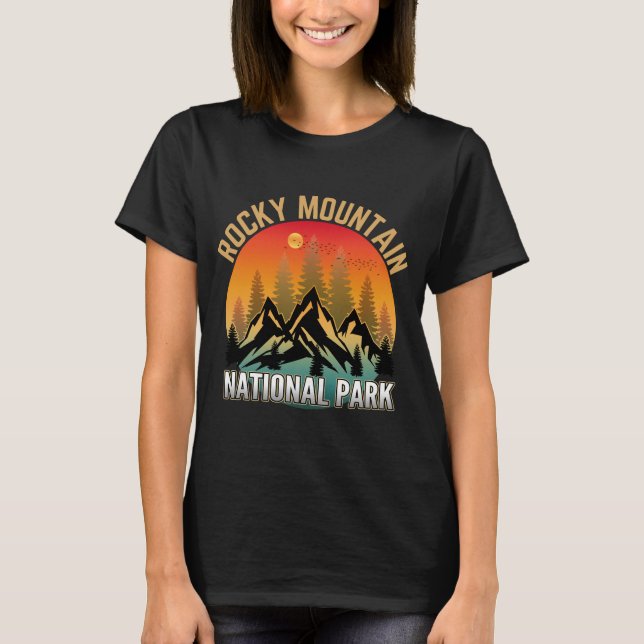 Camiseta Parque Nacional Rocky Mountain (Frente)