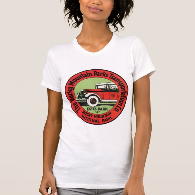 Camiseta Parque Nacional Rocky Mountain (Frente)