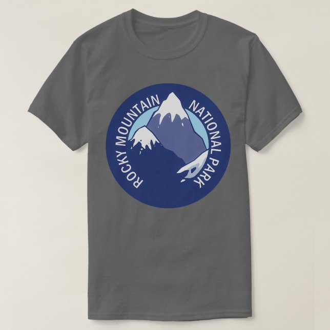 Camiseta Parque Nacional Rocky Mountain 2 (Frente do Design)