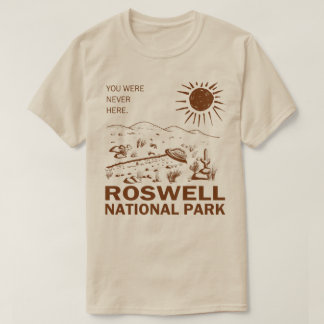 Camiseta Parque Nacional Roswell OVNI Disco Voador Alieníge