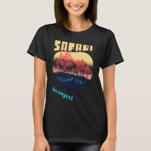 Camiseta Parque Nacional Safari Serengeti África Tanzânia G