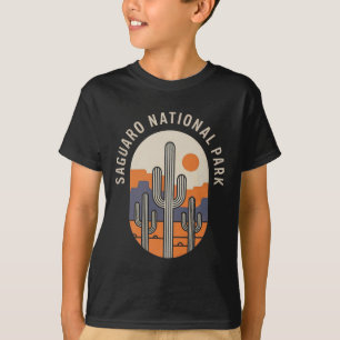 Camiseta Parque Nacional Saguaro Retro Outdoor Hiking EUA N