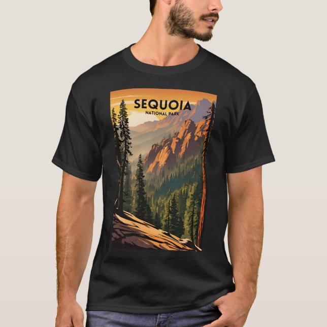 Camiseta Parque Nacional Sequoia (Frente)