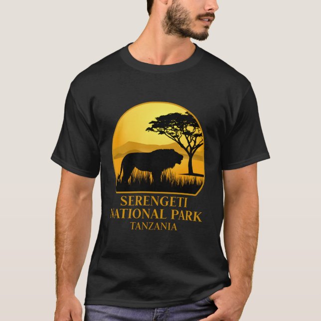 Camiseta Parque Nacional Serengeti Tanzânia (Frente)