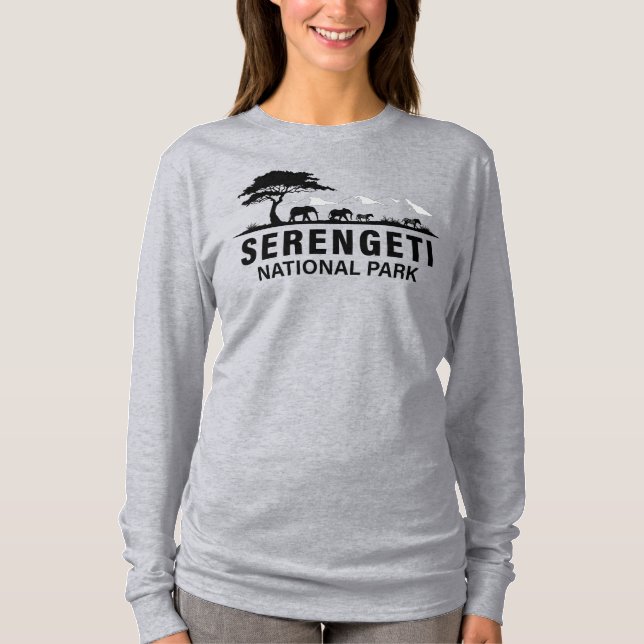 Camiseta Parque Nacional Serengeti Tanzânia (Frente)
