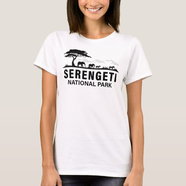 Camiseta Parque Nacional Serengeti Tanzânia (Frente)