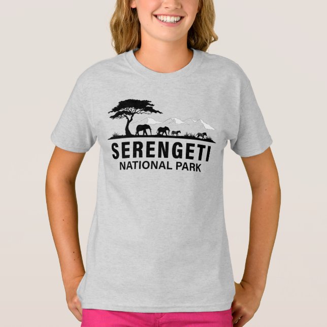 Camiseta Parque Nacional Serengeti Tanzânia (Frente)